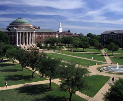 Dallas Hall, the University’s first building, is the centerpiece of the Main Quad and the symbol of SMU’s academic and intellectual life. The building is named for the citizens of Dallas, who joined church officials in 1911 to establish a new university. Opened in 1915, Dallas Hall now houses classrooms, meeting rooms and faculty offices for Dedman College of Humanities and Sciences.