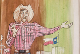 Big Tex from Sketchbook 84, 1954