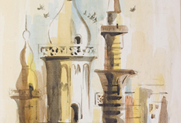 A sketch from India; Sketchbook 94, 1958