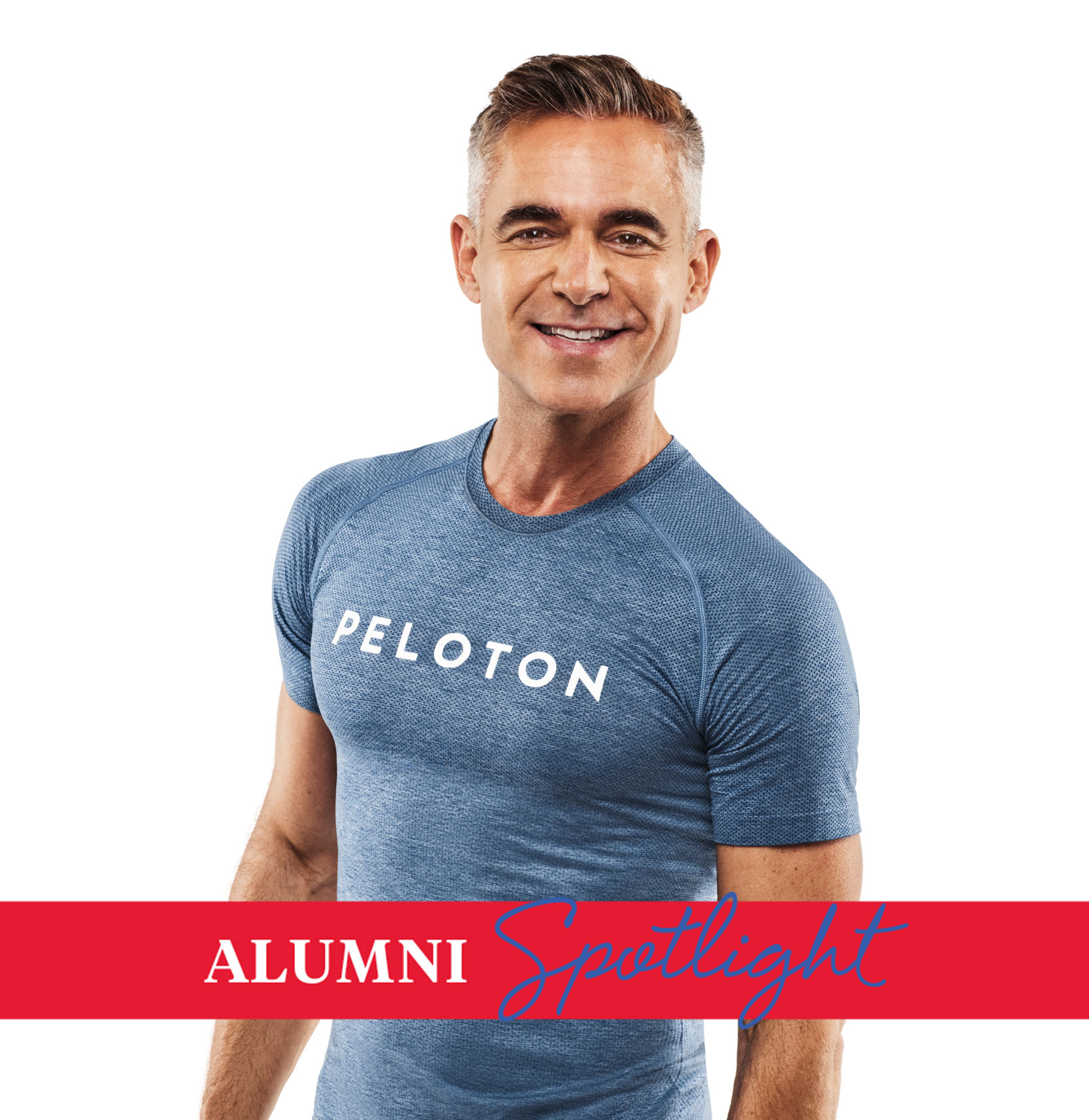 Alum Ross Rayburn (B.A. '93) is the Lead Instructor for Yoga and Meditation at Peloton.