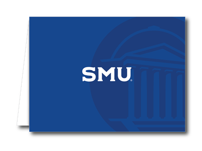 Image of blue notecard