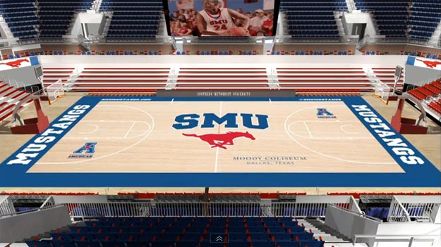 Moody Coliseum Court Design Revealed - SMU