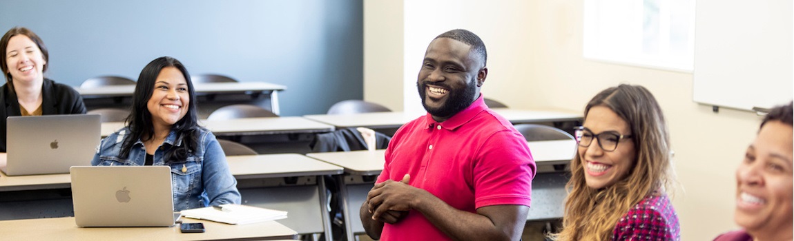 doctoral students in educational leadership class, studying for superintendent certification