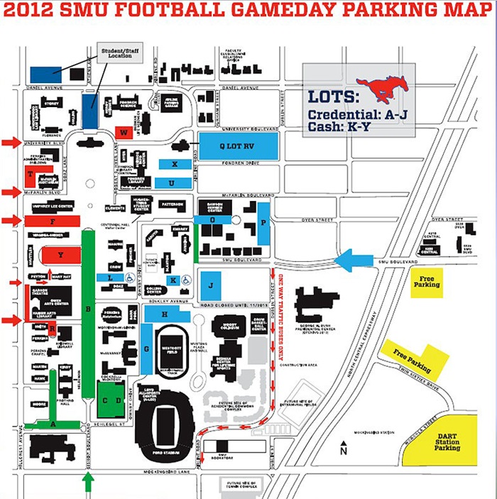 smu campus map