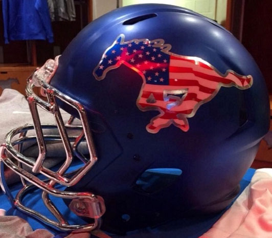 Patriotic Football Helmet