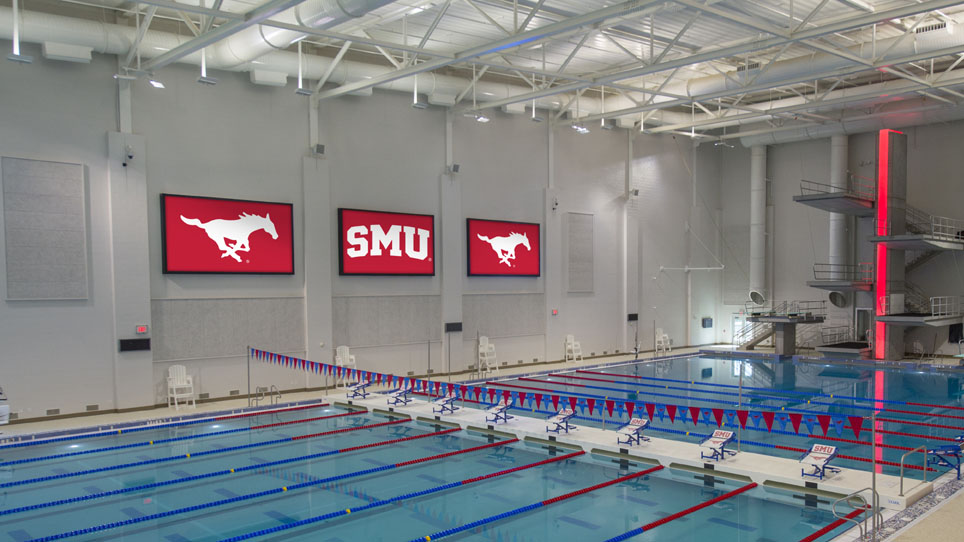 A big splash SMU dedicates the Robson & Lindley Aquatics Center SMU