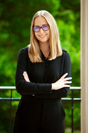 Portrait of doctoral candidate Jennifer Laffick ’27