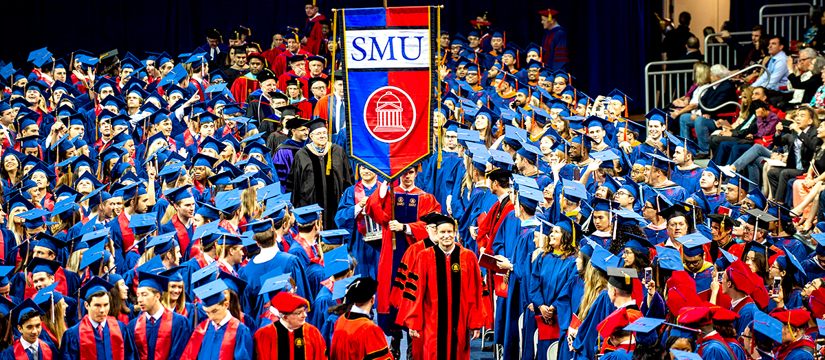 SMU graduation ceremony