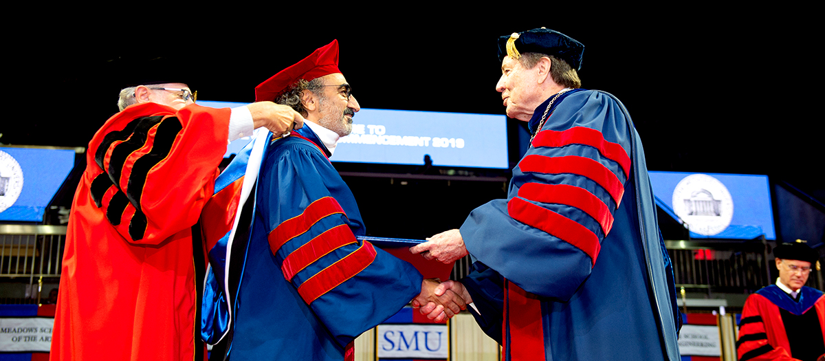 Barry C. Barish  receiving an honorary Doctor of Science in 2018