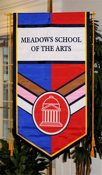 Meadows School of the Arts Gonfalon