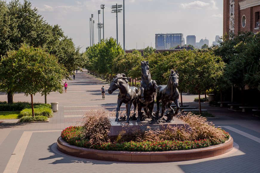 Mustang statues