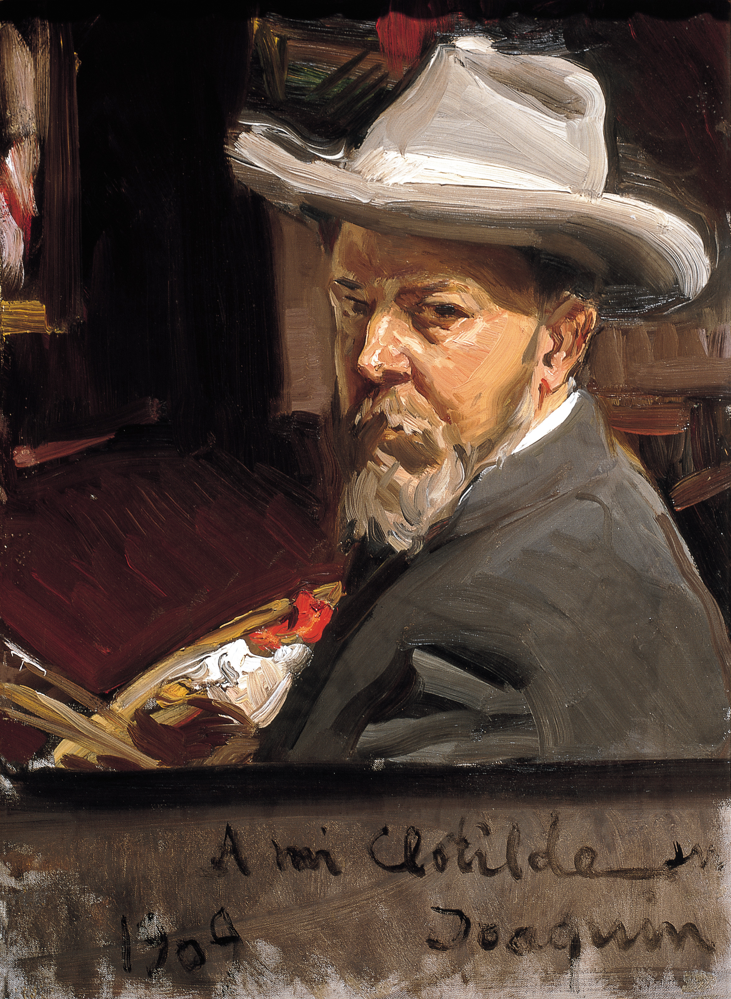 Self-Portrait - Joaquín Sorolla y Bastida (Spanish, 1863-1923), Self-Portrait, 1909, oil on canvas. 