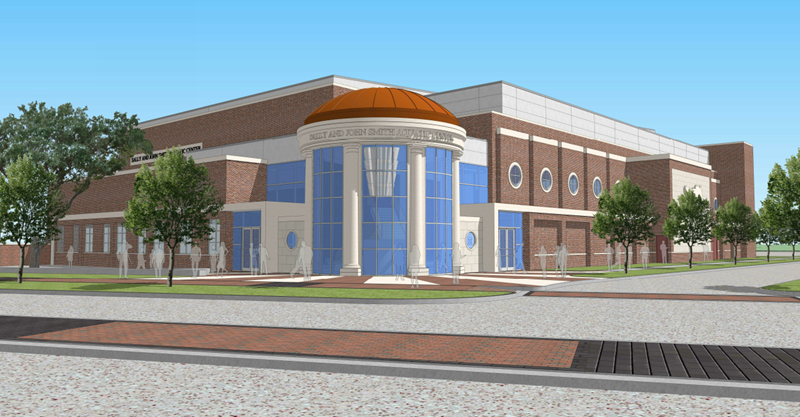 Rendering of the Aquatics Center