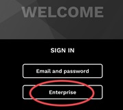 image of Safeture SSO sign in page