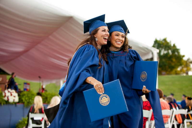 Students celebrating