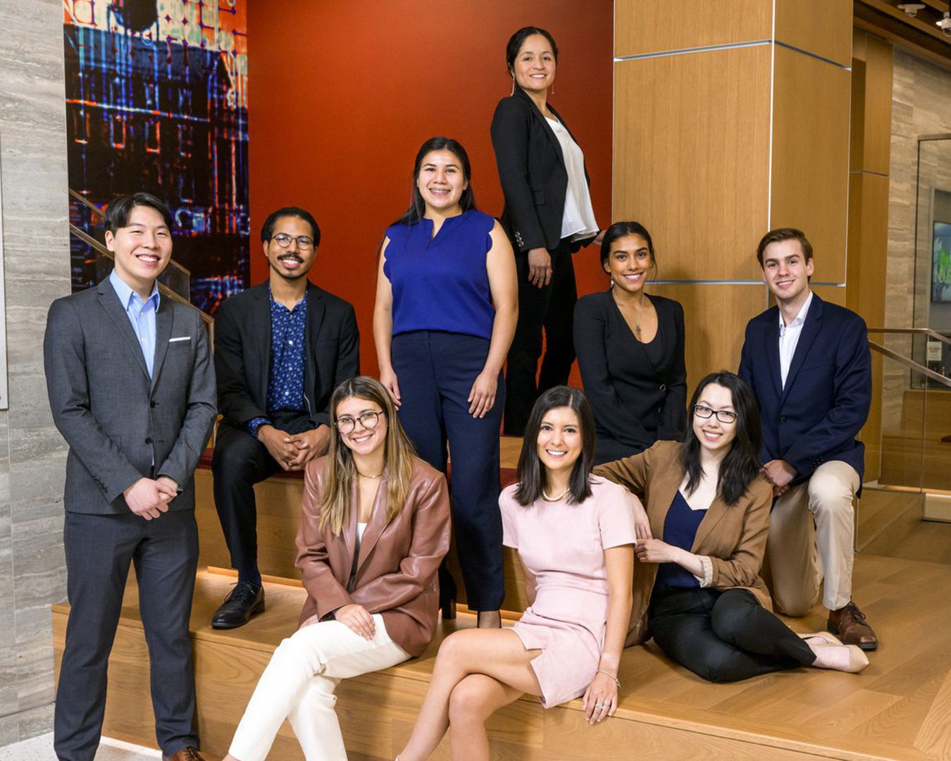 Students in the first cohort of the AT&T Data Science Scholars program