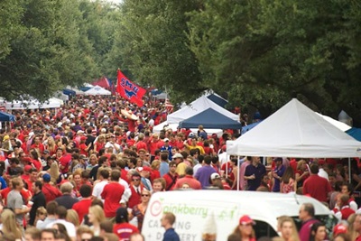 crowds on the blvd