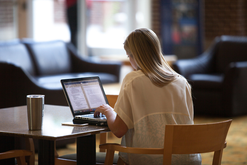 Photo of student at SMU Cox