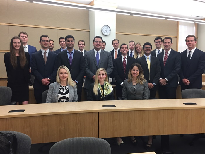 group of students in class