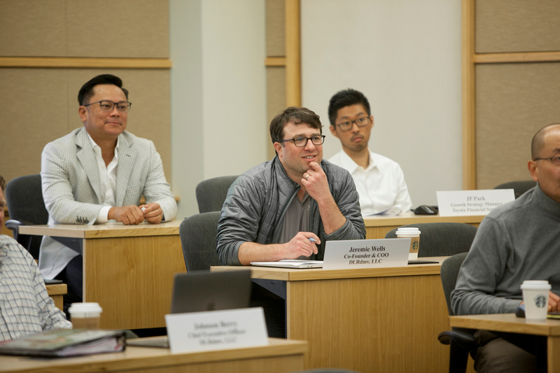 Cofounder and COO in an SMU Executive Education course