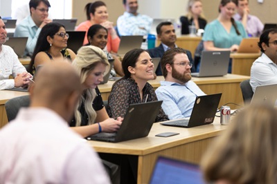 Group of students at SMU Cox