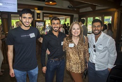 Guests at Dallas Zoo event smile for the camera.