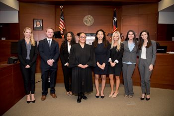 Inaugural Students with Family District Judge Dennise Garcia (SMU Law '93)  - Spring 2016