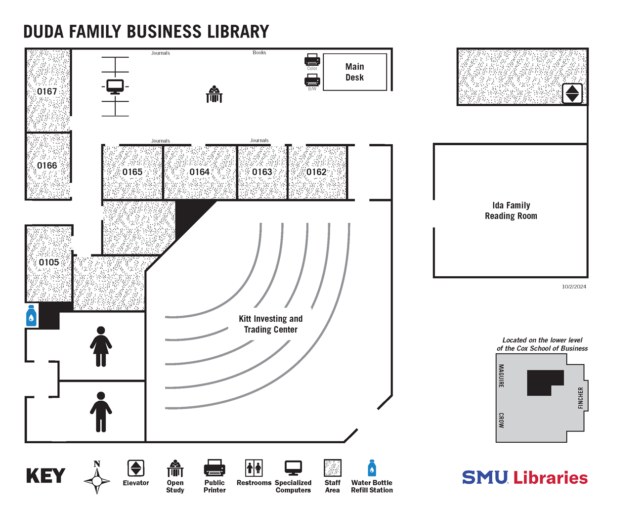 Duda Family Business Library map