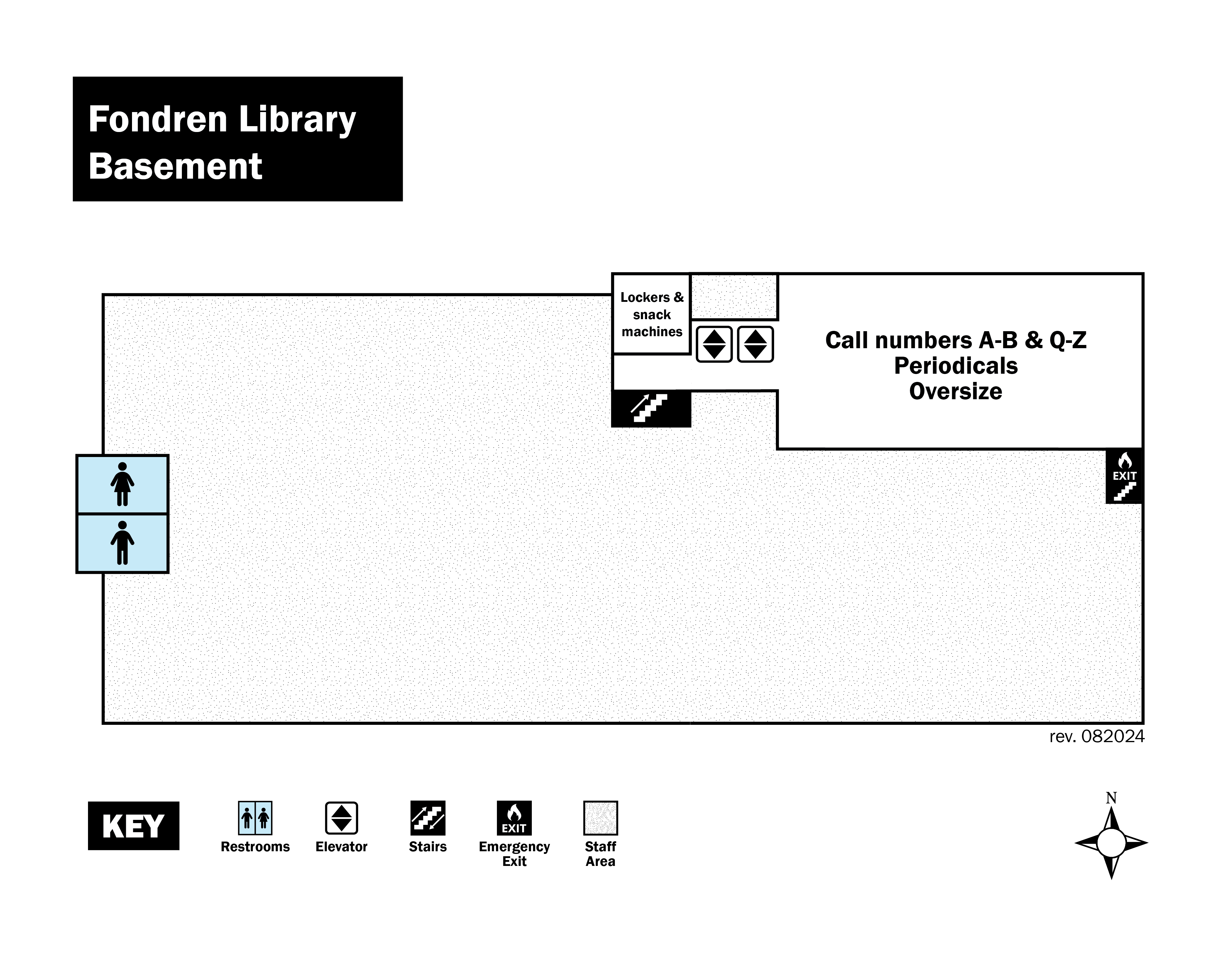 Fondren Library Red, basement