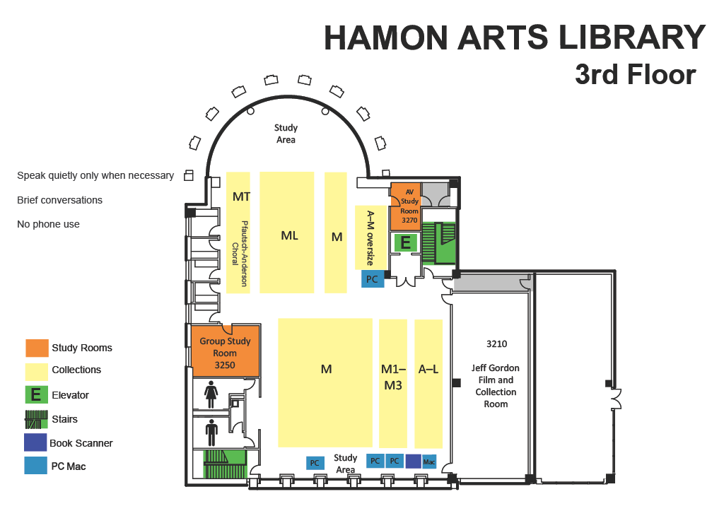 Hamon 3rd Floor Map