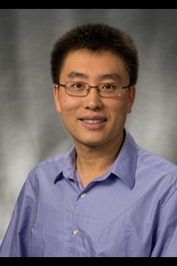 A headshot of Jianhui Wang, a member of the Lyle School of Engineering Faculty.