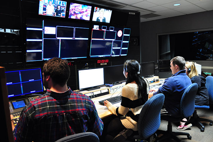 SMU Journalism Control Room