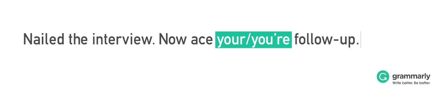 Grammerly Best Copywriting award