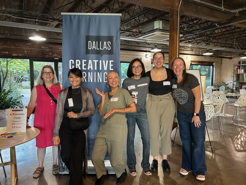 Team of MA/MBA students and Creative Morning Dallas employees. Photo by Mario Zie.