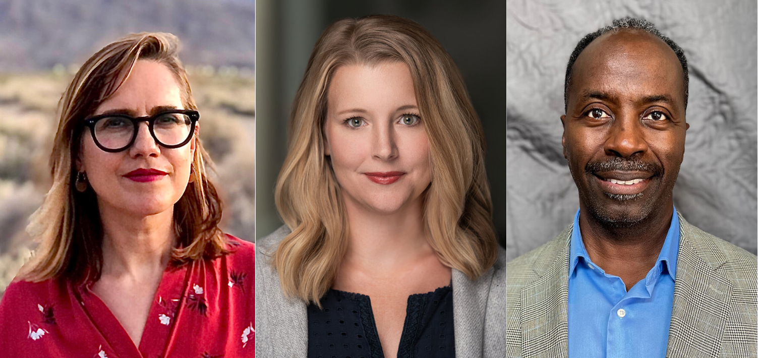 New faculty members Jennifer Prediger, Jennifer Joan Thompson and Leon Turner.