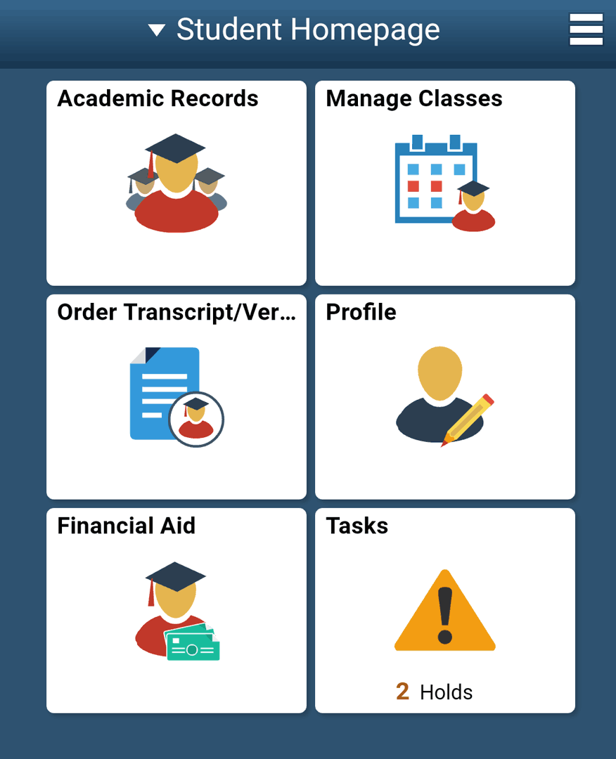 my.SMU Student Dashboard