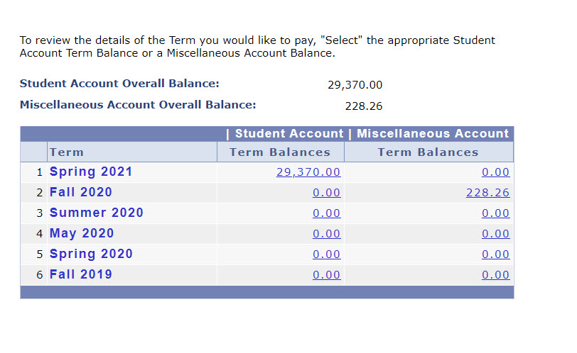 Account Summary