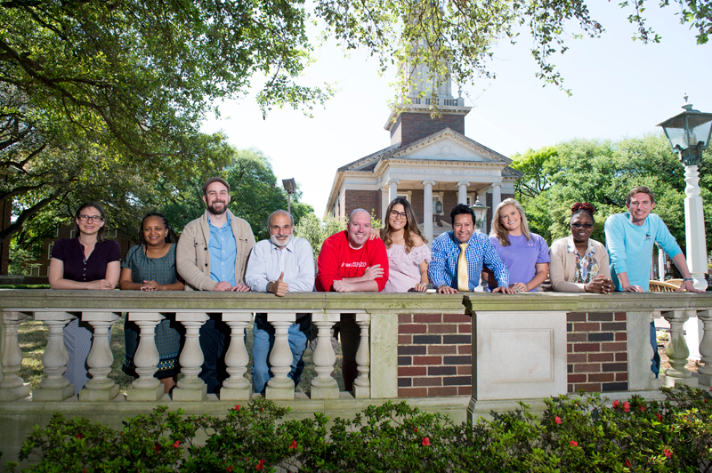 students on campus