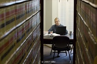 Student in Library