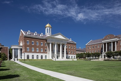 Harold Clark Simmons Hall and Annette Caldwell Simmons Hall exterior