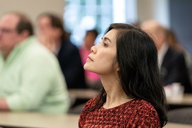 Students attending lecture