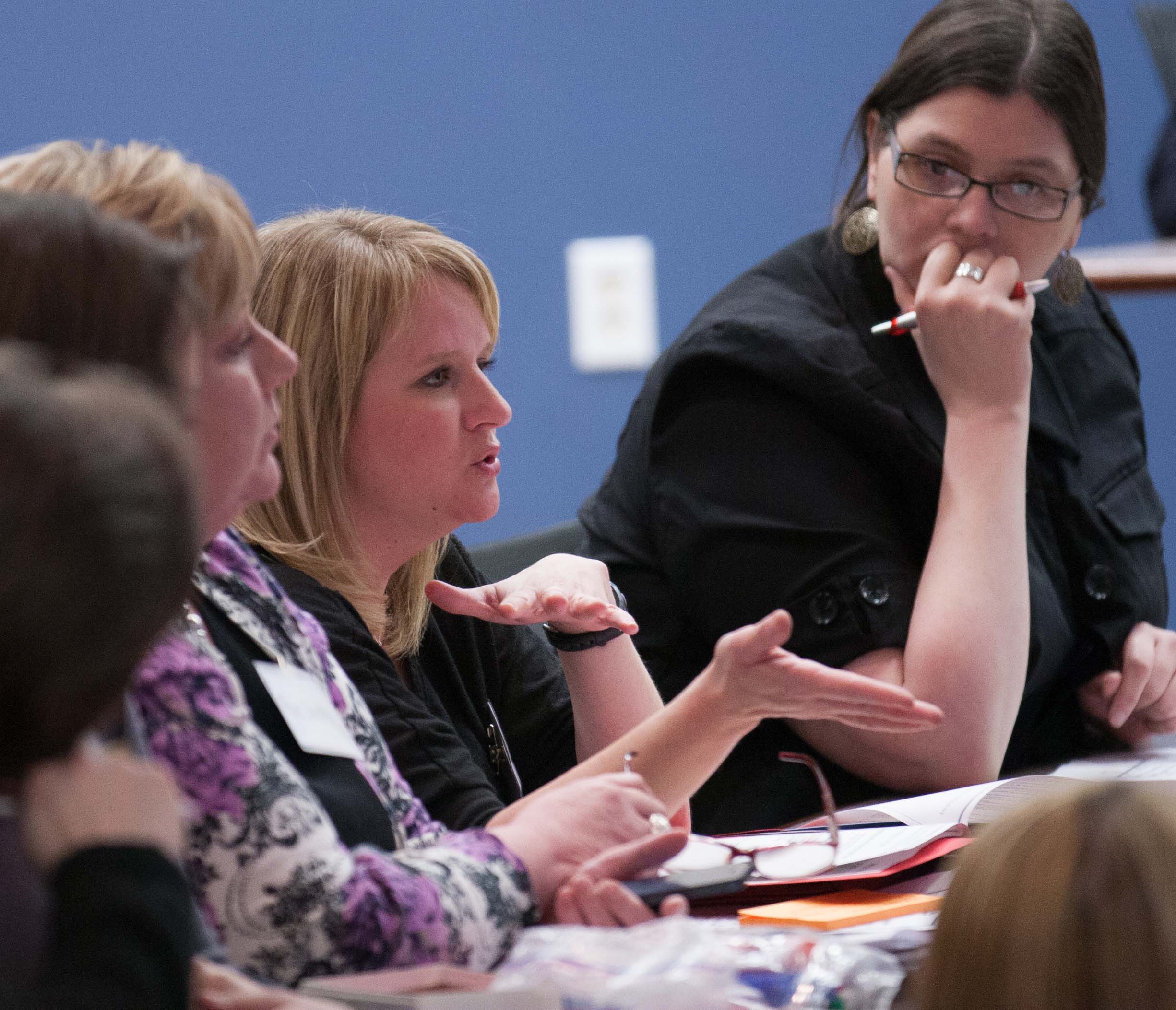 RME Conference attendees speaking