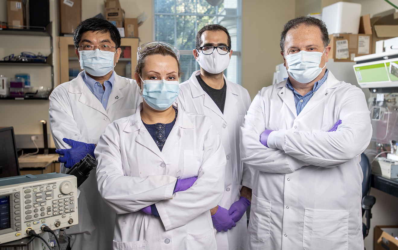 Group of scientist in a lab