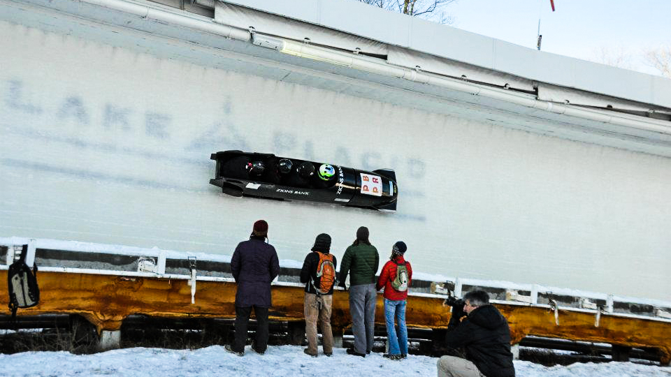 Mickey Bobsledding